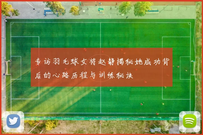 专访羽毛球女将赵静揭秘她成功背后的心路历程与训练秘诀